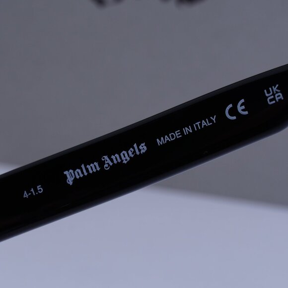 Palm Angels PERI109 NAPA 4007 Square Sunglasses - Black/Blue/Grey - Picture 6 of 9